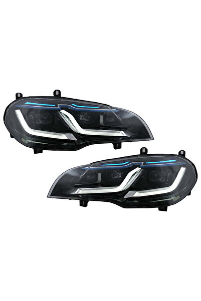 OEM Faruri Full LED compatibil cu BMW X5 E70 (2007-2014) Conversie de la HID ...