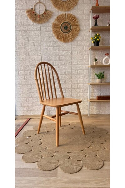 silla Concept Kumsal Sandalye Naturel Ahşap Sandalye
