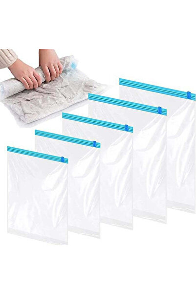 vivimall Set 9 Vacuum Clothes Storage Bags, Different Sizes, Vacuum Seal, Reusable, Waterproof, Pump Included