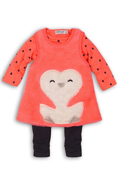 Dirkje Dress + blouse + leggings set with a little girl