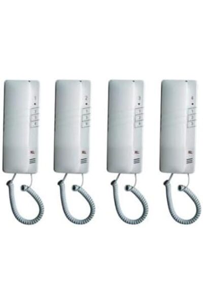 Generic نظام الاتصال الداخلي اللاسلكي RL رباعي الاتجاهات 2.4 جيجاهرتز جرس باب رقمي ثنائي الاتجاه (RL-0510B4)