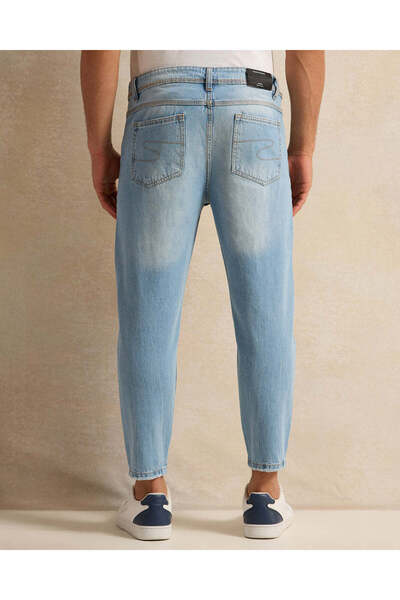 REDTAG Men Blue Straight Fit Denim Jeans
