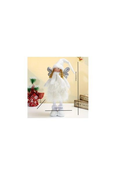Aca Păpușă Angel albă, 55 cm înălțime