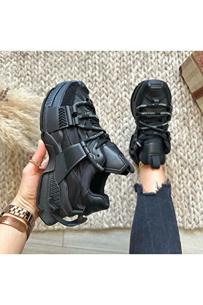 Casual Women's sneakers made of eco-leather, casual, Y912, Black