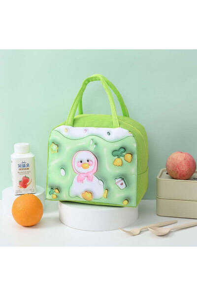vivimall Cooler Bag, With 3D Cartoons, Portable For Children, For Lunch, Made Of Oxford Canvas, 23 X 13 X 19
