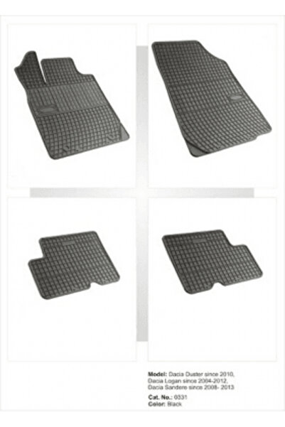 OEM Covoare cauciuc DACIA DUSTER 2010->