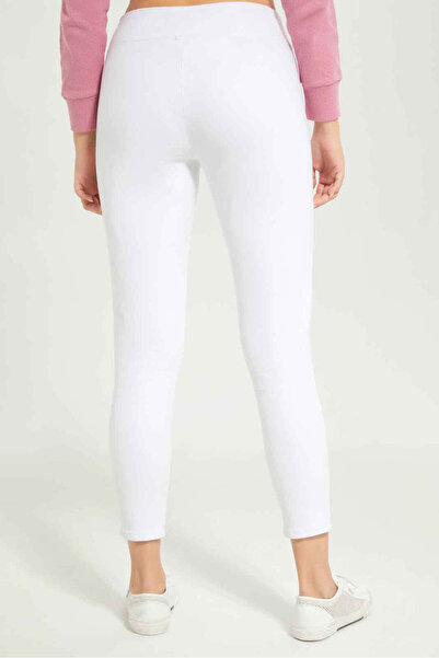 REDTAG White Skinny Mid Waist Jeans