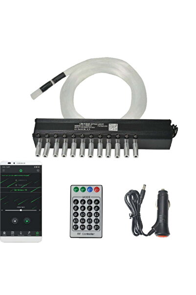 OEM Kit Fibra Optica RGB 9W efect stele cazatoare / meteorit, 12 canale, 120 ...