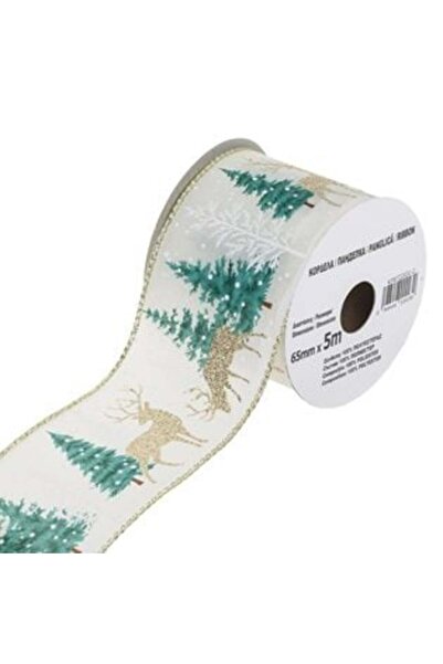 SHOPIENS Panglică ecru 63 mm x 5 m