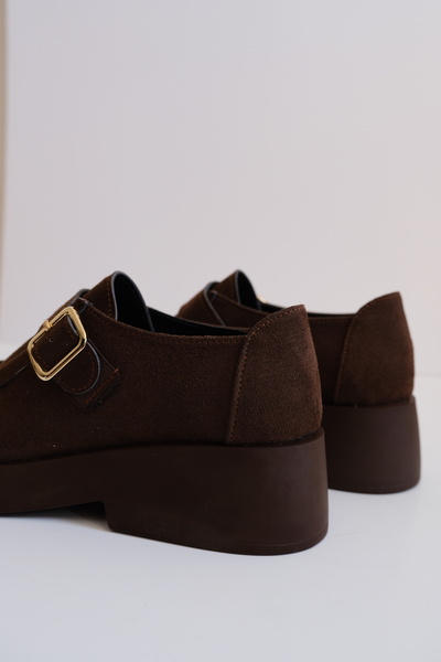 Munshoes Награда Дамски мокасини от велур