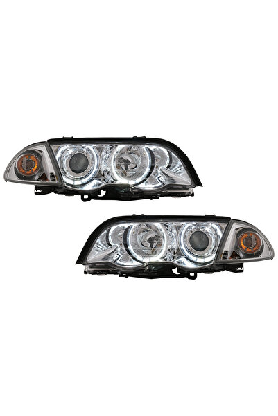 OEM Faruri Angel Eyes compatibil cu BMW Seria 3 E46 Sedan Touring (05.1998-08...