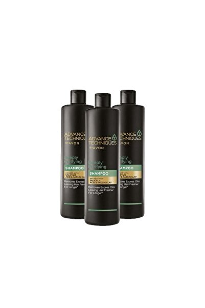 AVON Deeply Purifying Hair Shampoo Set, 3 x 400 ml,