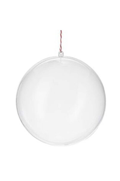 SHOPIENS Glob Transparent pentru Creatii de Craciun 20 cm