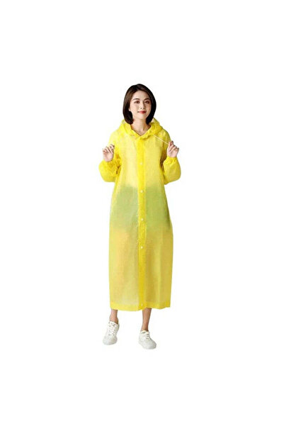 vivimall Rain Poncho, For Adults 150-180 Cm, Made Of Eva, Waterproof, Windproof, Snap Closure, 140 G