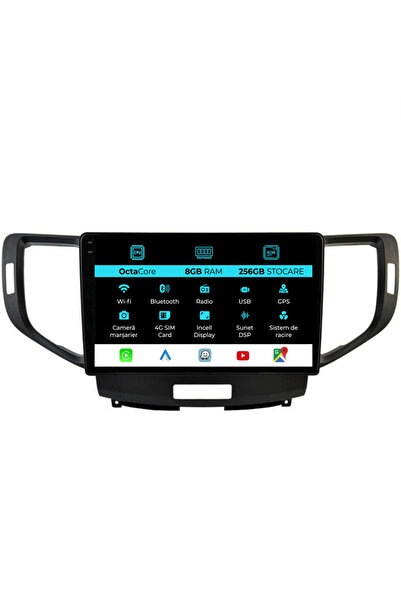 OEM Navigatie Dedicata Honda Accord (2008-2012), Incell 9Inch, 8Gb Ram, 256Gb...