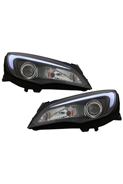 OEM Faruri LED DRL compatibil cu Opel Astra J (2010-2015) Negru