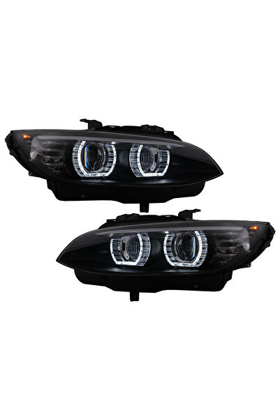 OEM Faruri Xenon Angel Eyes compatibil cu BMW Seria 3 E92 E93 (2006-2010) 3D ...