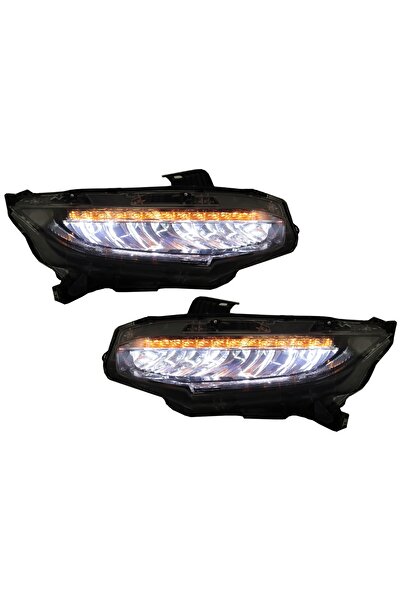 OEM Faruri Full LED compatibil cu HONDA Civic Mk10 FC/FK (2016-Up) Sedan & Ha...