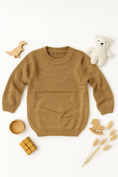 CLOUDY WEAR&DESİGN Унисекс детски велосипеден пуловер с висока яка за момичета и момчета (2-5 години)