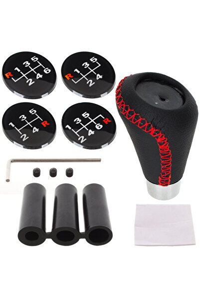 OEM Nuca schimbator sport universala 5/6 viteze piele