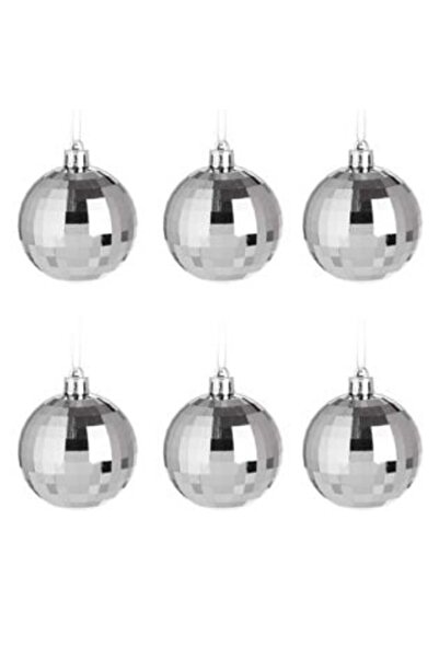 SHOPIENS Set Globuri de Craciun Disco Ball Ø8 cm - 6 buc