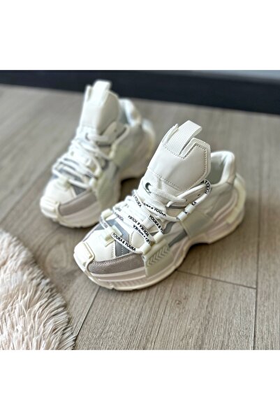 Casual Women's sneakers made of eco-leather, casual, Y912, White