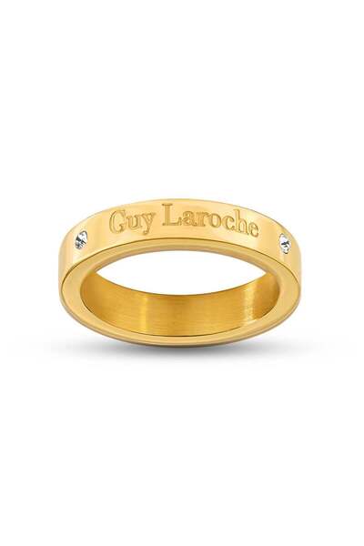 Guy Laroche خاتم أورور مطلي بالذهب للنساء 54 مم