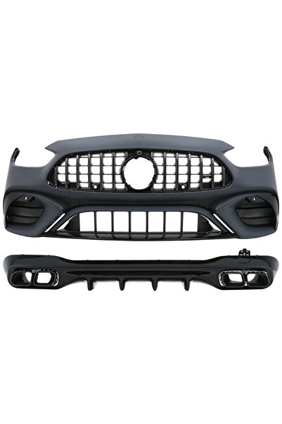 OEM Complete Exterior Package compatible with Mercedes C-Class W206 Sedan S206 T-Modell Sport Line (2021-Up)