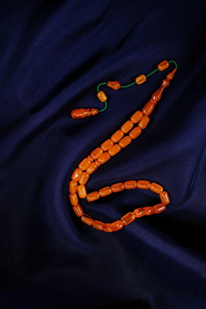 dergah tesbih Master Anıl Demir Üst Düzey Koleksiyonluk Eski Osmanlı Sıkma Kehribar Tesbih (Antique Faturan Amber