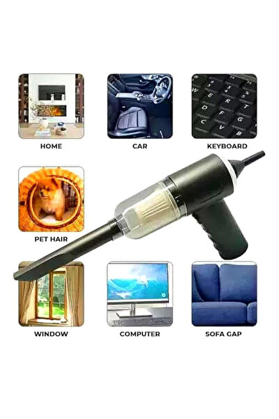 BASHAR Mini aspirator reîncărcabil 3 în 1 AS 228 cu capete de schimb