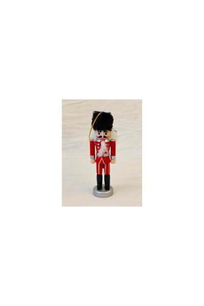 Aca Christmas Decoration - Soldiers, Set of 4 Nutcrackers, Red