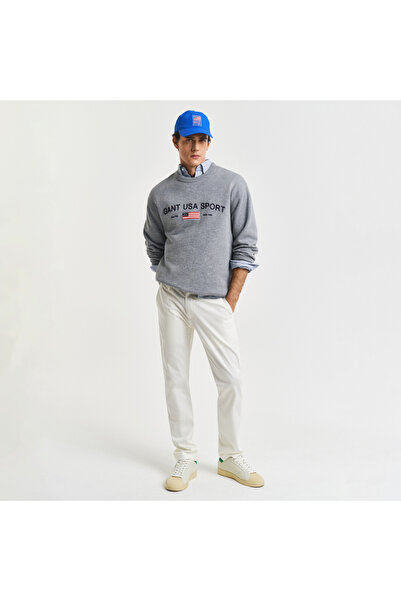 Gant Erkek Krem Slim Fit Pantolon