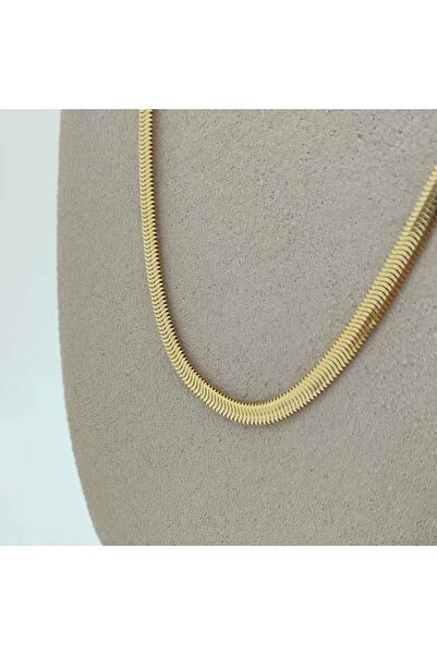 Tüzer Grup 14 Ayar Altın Balıksırtı Zincir