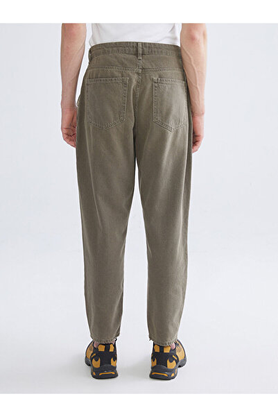 LC Waikiki Ανδρικό τζιν παντελόνι καφέ 800 Balloon Fit