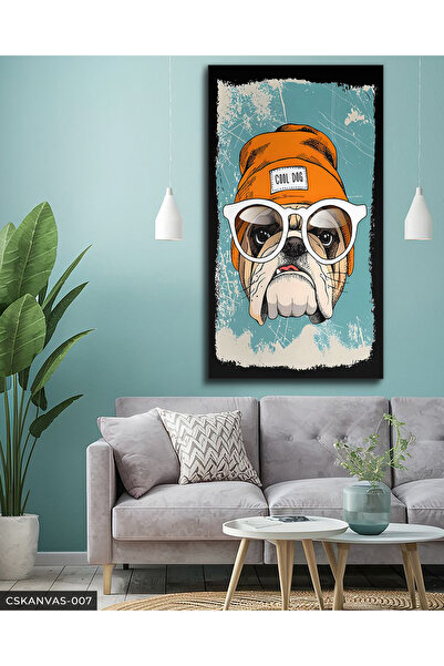 CeSht Cool Dog Jednodijelni platno, slika na platnu