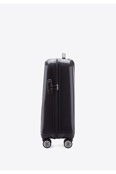 Wittchen Valiză de cabină pentru bărbați din policarbonat, culoare uni, negru...