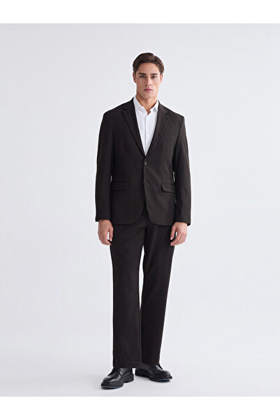 LC Waikiki Коричневий стандартний крій чоловічий блейзер