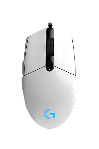 logitech G102 Light Sync Gaming Mouse with Customizable RGB Lighting, 6 Programmable Buttons Light -White