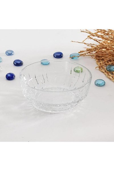 Paşabahçe Echo Set of 4 Glass Bowls 320 Cc – Multi-Purpose Transparent Presentation Bowl