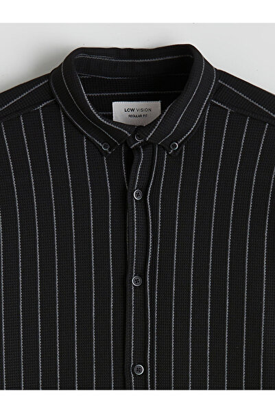 LC Waikiki Μακρυμάνικο ανδρικό πουκάμισο με κανονική εφαρμογή