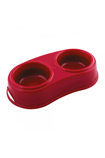 Georplast وعاء بلاستيكي مزدوج مضاد للانزلاق للحيوانات الأليفة