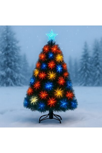 selling depot Brad de Crăciun artificial de 180 cm cu vârf de stea și LED-uri...