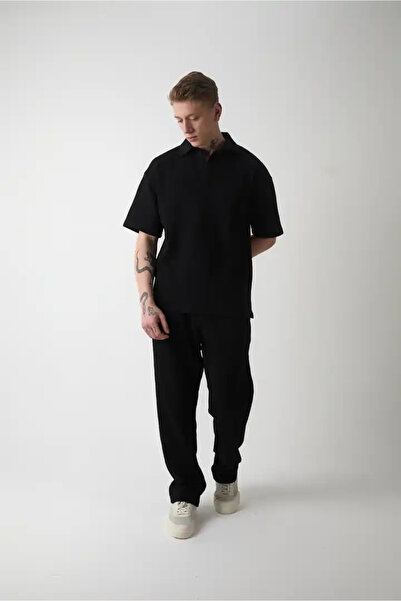 ROLLIE Waffle Pattern Baggy Pants