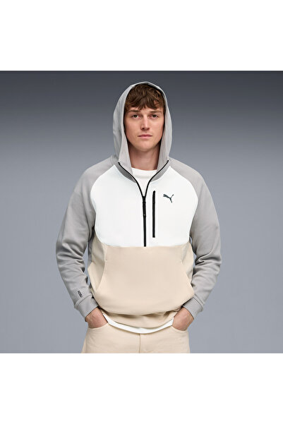 Puma Tech Half Zip Men's Cream/Grey Sweatshirt