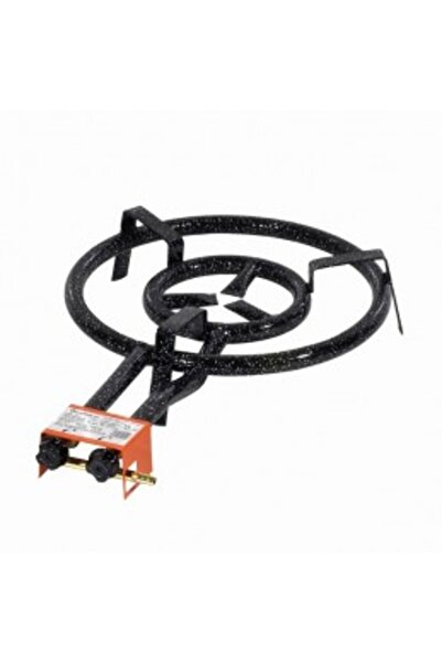 Garcima Tabarca seafood paella cooking set, 50 cm pan included, three-legged stand, 2-ring burner