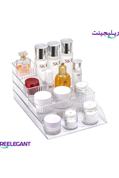 reelegant منظم أكريليك 2 في 1 للأدوات المنزلية والأدراج