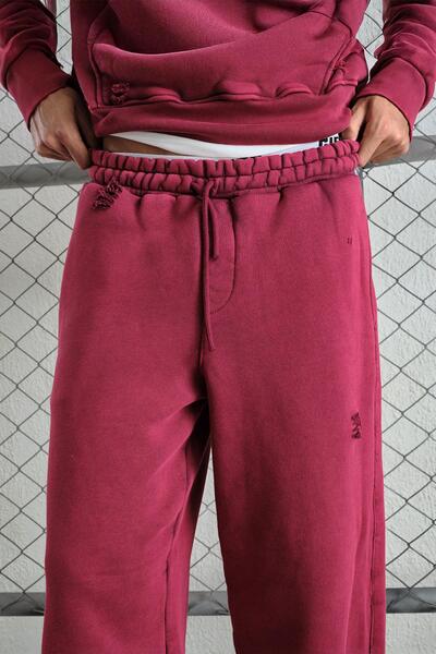 GIESTO Effective Washable Jogger Bordo Pantolon