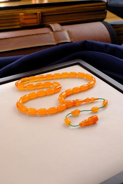 dergah tesbih Master Anıl Demir Üst Düzey Koleksiyonluk Eski Osmanlı Sıkma Kehribar Tesbih (Antique Faturan Amber