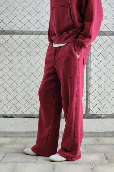 GIESTO Effective Washable Jogger Bordo Pantolon