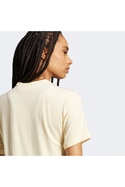 adidas Premium Essentials Women's Beige T-Shirt